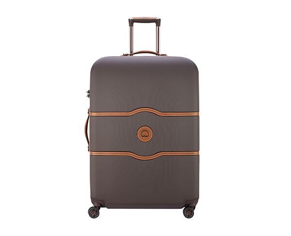 Delsey 67cm Chatelet Air 4 Double-Wheel Trolley Suitcase - Chocolate
